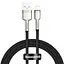 Кабель Baseus Lightning Cafule Series Metal Data Cable 1 м, 2.4A (CALJK-A05) - миниатюра 1
