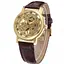 Класичний жіночий годинник Winner Gold Brown - мініатюра 2