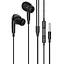 Навушники HOCO M101 Pro Crystal sound wire-controlled earphones with microphone Black - мініатюра 1