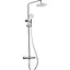 Душова система з термостатом Imex Amsterdam Turn Clean хром GTAM015, Хром - мініатюра 1