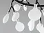 Новинка, люстра "Светлячок" на тросах подвесах для кухни, 36 ламп - миниатюра 4