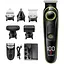 Профессиональная беспроводная машинка Kemei KM-696 для стрижки волос 5в1с USB и LED-дисплеем 5вт Черный - миниатюра 1