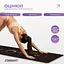 Коврик для йоги EasyFit BlackMoon (замша-каучук) черный (EF-1926-2) - миниатюра 3