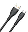 Кабель XO NB185 6A PD fast charger cable for type-c 1 м Чорний - мініатюра 2
