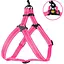 Шлея для собак Barksi Active світловідбивна (обхват грудей 58-71 см ширина 2.5 см) рожева - мініатюра 2
