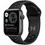 Apple Watch Nike Series 6 GPS 40mm Space Gray Aluminum Case w. Anthracite/Black Nike Sport B. (M00X3) - мініатюра 1