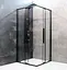 Душевая кабина Dusel DSL194B Black Matt 900x900x1900, Черный матовый, Универсальная, прозрачная, 90x90 - миниатюра 2