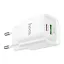 МЗП Hoco C147A PD20W+QC3.0 (1USB-A/1C) White - мініатюра 5
