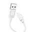 Дата кабель Hoco X122 Benefit USB to MicroUSB 2.4A (1 м) Белый - миниатюра 2