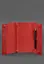 Кожаный блокнот софт-бук 7.0 красный - миниатюра 4