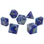 Набір кубиків Galaxy 7 Dice Set - Light blue , 7 шт. (g7dgala01) - мініатюра 1