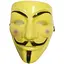 Маска Анонімуса Гай Фокс V - значить вендетта G-Toys жовта - мініатюра 1