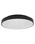 Потолочный светильник Nowodvorski 11208 Nikki Round LED 1x60W 3000K 5200Lm IP20 черный - миниатюра 1