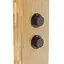 Душова панель Corsan Bali bamboo black з термостатом B231TBL - мініатюра 3