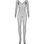 Сітчастий бодістокінг із довгим рукавом Obsessive Bodystocking N109 Black S/M/L, чорний - мініатюра 1
