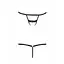Трусики стрепи Shelly Thong black - Passion Exclusive 2XL/3XL - мініатюра 5