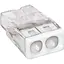 Клема Brille Wago Compact для розподільних коробок 2X2.5 прозора/біла з пастою 2273-242 - мініатюра 1