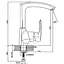 Змішувач для кухні Haiba HANSBERG 018 (HB0210) - мініатюра 2