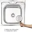Кухонная мойка Brinex 5050 0.6 мм, врезная BRIN5050SAT06 - миниатюра 2