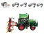 Конструктор на радіокеруванні Зелений Трактор 1664 елементи Ramiz - мініатюра 5