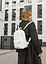 Женский рюкзак Sambag Brix Classic белый 35 х 25 х 12 см (14511008) - миниатюра 2