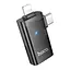 Адаптер перехідник Hoco UA36E 2в1 Lightning/ Type-C to USB чорний - мініатюра 3