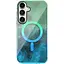 Чохол TPU Epik Shiny Mountain (MagFit) для Samsung Galaxy S23 FE Green/Blue - мініатюра 1