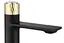 Смеситель для умывальника Rea Storm низкий black/gold REA-B9987 Черный - миниатюра 3