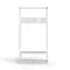 Вішалка модульна підлогова Ferrum-decor Треліс 13 180x90x38 білий ДСП Білий 16мм (FRD-104331) - мініатюра 1