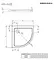 Душовий піддон Radaway Doros Plus A 80x80 SDRPA8080-01 - мініатюра 2
