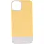 Чохол Epik TPU+PC Bichromatic для Apple iPhone 12 Pro/12, 6.1 Creamy-yellow/White - мініатюра 1