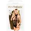 Боді з високим коміром та глибоким декольте Penthouse - Perfect Lover Black M/L - мініатюра 3