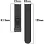 Ремінець DK CDK для Xiaomi Mibro Color 20mm Silicone Sport Magnetic (016443) (dark green) - мініатюра 3
