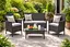 Набір садових меблів GardenLine Reno Grey - мініатюра 3