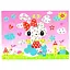 Детская мозаика по номерам "Зайчик" 13-126-6 разноцветные камешки - миниатюра 1