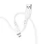 Кабель HOCO X97 Crystal color silicone charging data cable Micro white - мініатюра 3