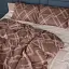 Комплект постільної білизни MirSon Сатин Brown Geometry 160х220 см (2200011123332) - мініатюра 1