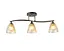 Люстра стельова на 3 плафони 6377-3 (Чорний+Золото) - мініатюра 1