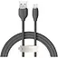 Кабель Baseus Jelly Liquid Silica Gel Fast Charging Data Cable USB to Lightning 2.4A 1.2 м Черный - миниатюра 1