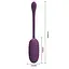 Виброяйцо Pretty Love Casper 19.7 см (фиолетовый) - миниатюра 5