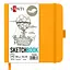 Скетчбук Santi для графіки 80 аркушів 15х15см жовтий (743366) - мініатюра 1