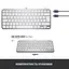 Клавіатура Logitech MX Keys Mini For Mac Wireless Illuminated Pale Gray (920-010526) - мініатюра 9