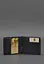Мужской кожаный портмоне синий 1.0 зажим для денег Карбон - миниатюра 4