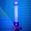 Дилдо, що світиться Strap-On-Me Glow-LED Dildo Purple - M - мініатюра 7