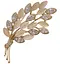 Ніжна брошка букет колосоків для особливого образу декоративна жіноча прикраса на одяг Золотистий - мініатюра 1