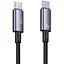 Кабель Usams US-SJ661 USB-C to USB-C 60W 5A 1.2m Tarnish черный [138985] - миниатюра 2