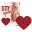 Наклейки для сосків Cottelli Accessoires Titty Sticker Heart червоний - мініатюра 9