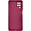 Чохол TPU GETMAN Liquid Silk Full Camera для Samsung Galaxy A12 Бордовий / Marsala - мініатюра 2