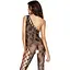 Бодістокінг Passion BS036 Black, комбінезон, лямки через одне плече - мініатюра 2