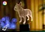 Нічник-світильник 3D Французький бульдог 3DTOYSLAMP 25х16 см osv0001332 - мініатюра 1